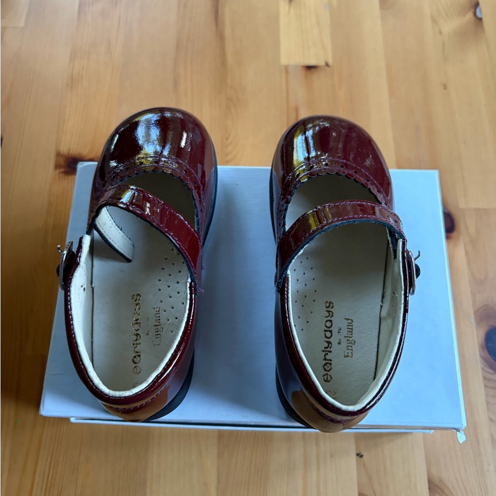 Kids Burgundy Dress Shoes